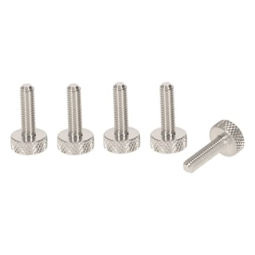 Precisiongeek – Rändelschraube M3 x 15 mm – Aluminium – 5 Stück – CNC-gefertigt – Handverstellbar – Für Möbel, Modellbau & Maschinenbau – Made in EU von PrecisionGeek