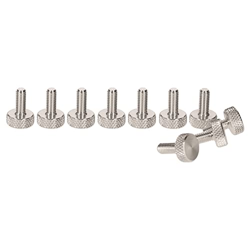 Precisiongeek – Rändelschraube M6 x 10 mm – Aluminium – 10 Stück – CNC-gefertigt – Handverstellbar – Für Möbel, Modellbau & Maschinenbau – Made in EU von PrecisionGeek