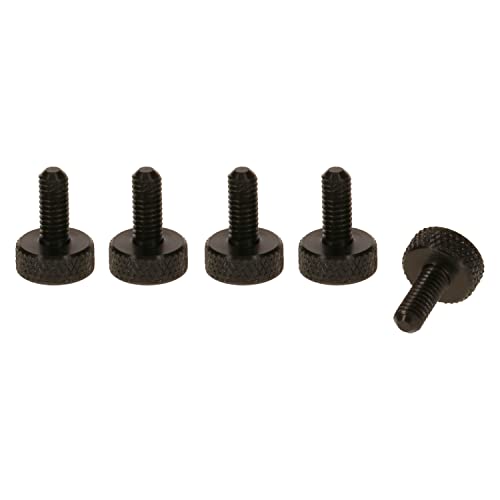 Precisiongeek – Rändelschraube M3 x 10 mm – Aluminium Schwarz – 5 Stück – CNC-gefertigt – Handverstellbar – Für Möbel, Modellbau & Maschinenbau – Made in EU von PrecisionGeek