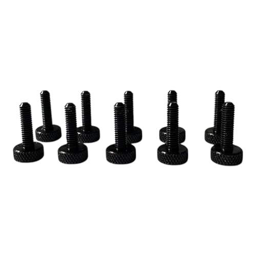 Precisiongeek – Rändelschraube M4 x 15 mm – Aluminium Schwarz – 10 Stück – CNC-gefertigt – Handverstellbar – Für Möbel, Modellbau & Maschinenbau – Made in EU Precisiongeek – Rändelschraube M4 x 15 mm – Aluminium Schwarz – 10 Stück – CNC-gefertigt – Handverstellbar – Für Möbel, Modellbau & Maschinenbau – Made in EU von PrecisionGeek