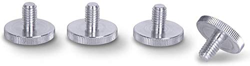 PrecisionGeek – Rändelschrauben M6 x 10 mm aus Aluminium – 4er‑Set – Leichte Handschrauben mit griffigem Kopf – Made in Europe von PrecisionGeek