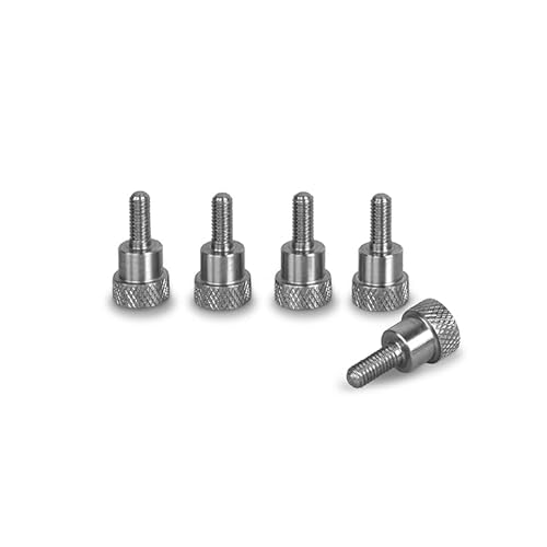 Precisiongeek Rostfreiem Edelstahl Ansatzschraube Rändelschrauben M3 x 10mm (5 Stück) von PrecisionGeek