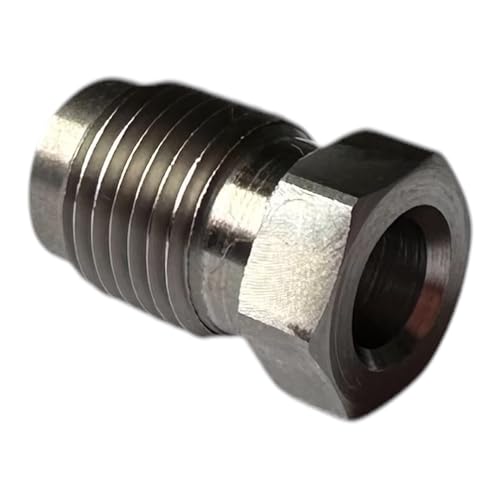 Verschraubung M10 x 1 für Bremsleitung 4,75 mm Bördel E Typ D Profi Verbinder DIN/ISO 1651 konform (20) von PrecisionGeek