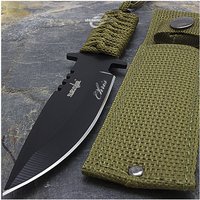 Personalisiertes Jagdmesser & Scheide Sawback Survival Feststehendes Messer Camping Jagd Trauzeugen Geschenk Für Ihn Papa Männer Geburtstag Opa von PrecisionMemory