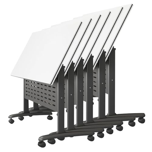 Konferenztisch Großer mobiler Schulungstisch, rollbar, faltbar mit Rädern, Flip-Top-Design, Seminar- und Besprechungstische, modulare Büro-Konferenzraumtische Konferenztisch Großer mobiler Schulungstisch, rollbar, faltbar mit Rädern, Flip-Top-Design, Seminar- und Besprechungstische, modulare Büro-Konferenzraumtische von Preferspace