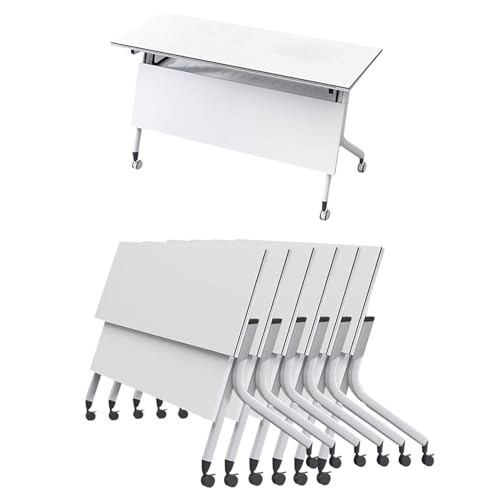 Preferspace 6er-Pack Konferenztische, klappbare Räder, Mobile Struktur, geräuschlose Rollen, verstärkter Stahlrahmen, modulares Design für Schulungsräume, Büro-Setups Preferspace 6er-Pack Konferenztische, klappbare Räder, Mobile Struktur, geräuschlose Rollen, verstärkter Stahlrahmen, modulares Design für Schulungsräume, Büro-Setups von Preferspace
