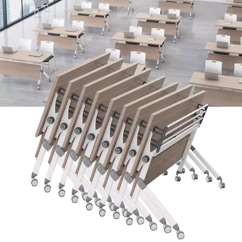 Preferspace Hochleistungs-Klapp-Konferenztisch, klappbarer Besprechungstisch, mobiler Schulungsraumtisch mit 360°-Rollen für Seminare Preferspace Hochleistungs-Klapp-Konferenztisch, klappbarer Besprechungstisch, mobiler Schulungsraumtisch mit 360°-Rollen für Seminare von Preferspace