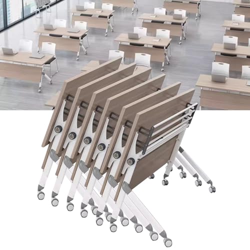 Preferspace Hochleistungs-Klapp-Konferenztisch, klappbarer Besprechungstisch, mobiler Schulungsraumtisch mit 360°-Rollen für Seminare Preferspace Hochleistungs-Klapp-Konferenztisch, klappbarer Besprechungstisch, mobiler Schulungsraumtisch mit 360°-Rollen für Seminare von Preferspace