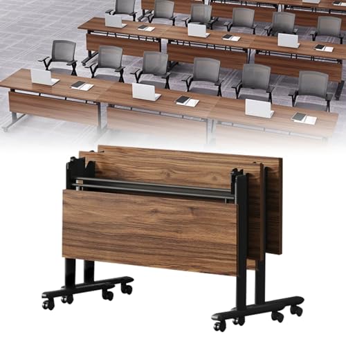 Preferspace Klappbarer Konferenzraumtisch mit feststellbaren Rädern, Klapptischplatte, mobiler Schulungstisch, faltbares Design, stabil für Büro, Zuhause, Klassenzimmer Preferspace Klappbarer Konferenzraumtisch mit feststellbaren Rädern, Klapptischplatte, mobiler Schulungstisch, faltbares Design, stabil für Büro, Zuhause, Klassenzimmer von Preferspace