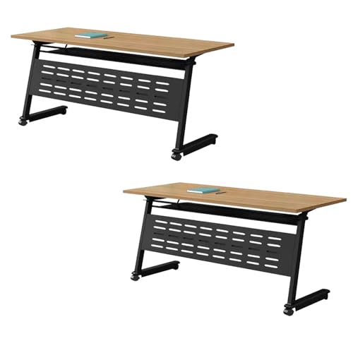 Preferspace Klappbarer Konferenztisch, mobiler Schulungsraum, Flip-Top-Design mit geräuschlosen Rädern, Stabiler Stahlrahmen für Büros, Besprechungen, Klassenzimmer Preferspace Klappbarer Konferenztisch, mobiler Schulungsraum, Flip-Top-Design mit geräuschlosen Rädern, Stabiler Stahlrahmen für Büros, Besprechungen, Klassenzimmer von Preferspace