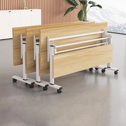 Preferspace Klappbarer Konferenztisch Konferenztisch Klappbare Besprechungstische Klapptisch mit Rädern Schulungsräume Flip Mobiler Schulungstisch Preferspace Klappbarer Konferenztisch Konferenztisch Klappbare Besprechungstische Klapptisch mit Rädern Schulungsräume Flip Mobiler Schulungstisch von Preferspace