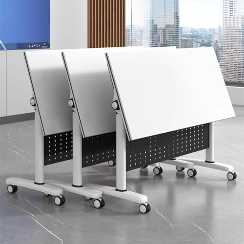 Preferspace Klappbarer Konferenztisch für Bürobesprechungen, Konferenzraumtisch, 3er-Pack, faltbares Design mit Rädern, Schulungsräume, umklappbarer mobiler Schulungstisch, stabile Mobilität Preferspace Klappbarer Konferenztisch für Bürobesprechungen, Konferenzraumtisch, 3er-Pack, faltbares Design mit Rädern, Schulungsräume, umklappbarer mobiler Schulungstisch, stabile Mobilität von Preferspace