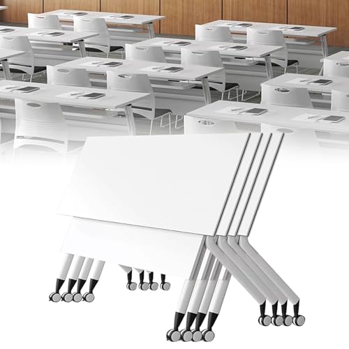 Preferspace Klappbarer Konferenztisch mit Rädern und Klappdesign für platzsparenden Transport zur Verwendung in Besprechungstischen, Klapptisch für Büros Preferspace Klappbarer Konferenztisch mit Rädern und Klappdesign für platzsparenden Transport zur Verwendung in Besprechungstischen, Klapptisch für Büros von Preferspace