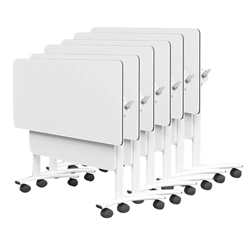 Preferspace Klappbarer Konferenztisch mit Rollen, mobiler Schulungstisch für einfache Umgestaltung, stabiles Design, ideal für Konferenzräume von Preferspace