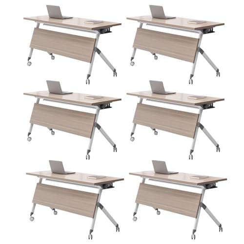 Preferspace Konferenzraumtische Klappbarer Konferenztisch, faltbar mit leisen Rädern, Schulungsräume, Flip-Mobiler Schulungstisch, Besprechungstisch für Büros Preferspace Konferenzraumtische Klappbarer Konferenztisch, faltbar mit leisen Rädern, Schulungsräume, Flip-Mobiler Schulungstisch, Besprechungstisch für Büros von Preferspace