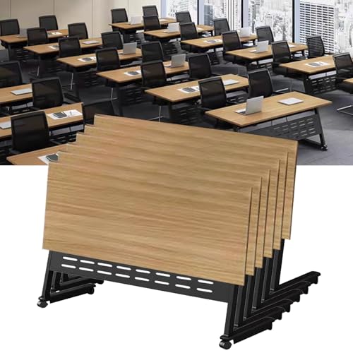 Preferspace Mobiler Klappkonferenztisch, Stabiler Schulungsraumtisch, faltbares Design mit 360°-Rollen für Besprechungsräume, Büros und Seminarräume Preferspace Mobiler Klappkonferenztisch, Stabiler Schulungsraumtisch, faltbares Design mit 360°-Rollen für Besprechungsräume, Büros und Seminarräume von Preferspace