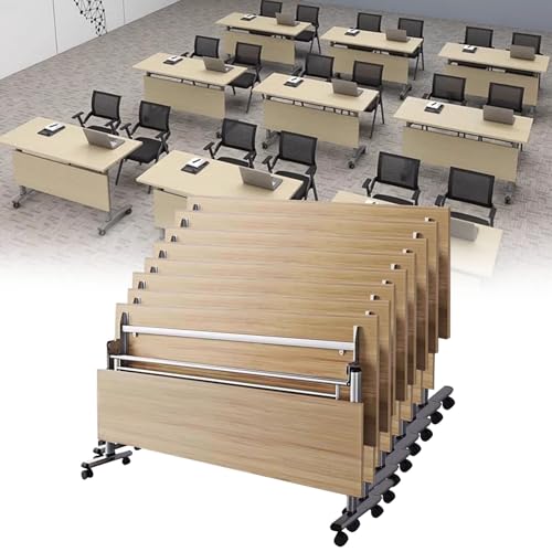 Preferspace Mobiler Klapptisch für Bürobesprechungen mit Klappplatte und Rädern für den Einsatz in Konferenzräumen bei Schulungsseminaren und dynamischen Veranstaltungen Preferspace Mobiler Klapptisch für Bürobesprechungen mit Klappplatte und Rädern für den Einsatz in Konferenzräumen bei Schulungsseminaren und dynamischen Veranstaltungen von Preferspace
