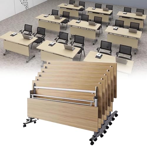 Preferspace Mobiler Klapptisch für Bürobesprechungen mit Klappplatte und Rädern für den Einsatz in Konferenzräumen bei Schulungsseminaren und dynamischen Veranstaltungen Preferspace Mobiler Klapptisch für Bürobesprechungen mit Klappplatte und Rädern für den Einsatz in Konferenzräumen bei Schulungsseminaren und dynamischen Veranstaltungen von Preferspace