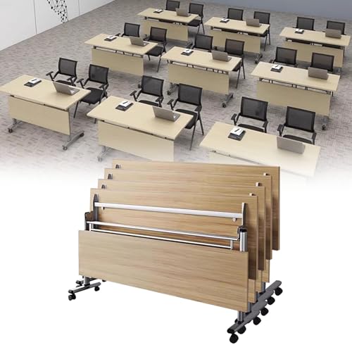 Preferspace Mobiler Klapptisch für Bürobesprechungen mit Klappplatte und Rädern für den Einsatz in Konferenzräumen bei Schulungsseminaren und dynamischen Veranstaltungen Preferspace Mobiler Klapptisch für Bürobesprechungen mit Klappplatte und Rädern für den Einsatz in Konferenzräumen bei Schulungsseminaren und dynamischen Veranstaltungen von Preferspace