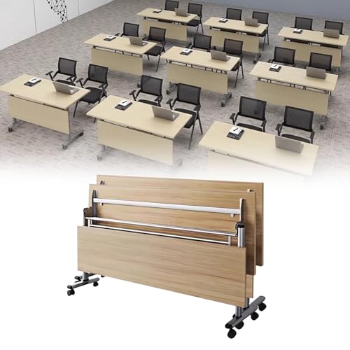 Preferspace Mobiler Klapptisch für Bürobesprechungen mit Klappplatte und Rädern für den Einsatz in Konferenzräumen bei Schulungsseminaren und dynamischen Veranstaltungen Preferspace Mobiler Klapptisch für Bürobesprechungen mit Klappplatte und Rädern für den Einsatz in Konferenzräumen bei Schulungsseminaren und dynamischen Veranstaltungen von Preferspace