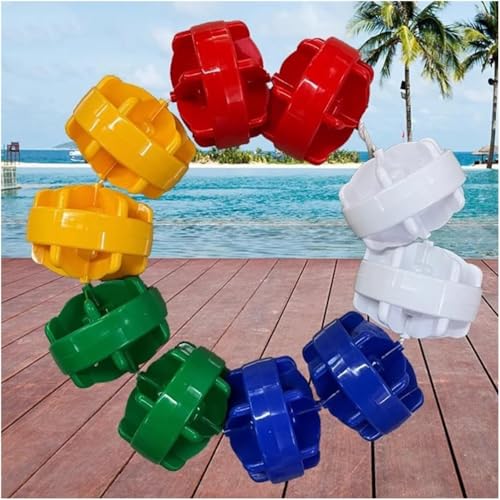 Preferspace Pool-Bahn-Trennseil und Schwimmer-Set, schwimmende Sicherheitsabsperrung für Strand-, Wasserparks und Schwimmbäder (15 cm, 34/111,55 Fuß) von Preferspace