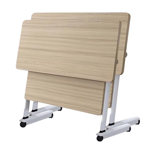 Preferspace Rollende Konferenz-Geschäftstische, Faltbarer mobiler Besprechungstisch, Flip-Top-Design, Stahlrahmenverstärkung von Preferspace