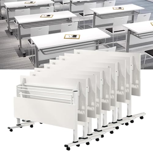 Preferspace Tragbarer, klappbarer Konferenztisch mit geräuschlosen Rollen. Modulare Seminartische für Schulungsräume. Mobiler, Stabiler Rahmen. Preferspace Tragbarer, klappbarer Konferenztisch mit geräuschlosen Rollen. Modulare Seminartische für Schulungsräume. Mobiler, Stabiler Rahmen. von Preferspace
