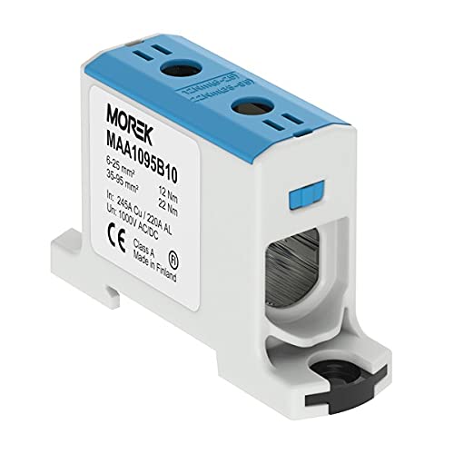 Hauptleitungsklemme Anschlußklemme Hauptklemme 6-95mm2 blau 1P OTL 95 Morek 3873 Hauptleitungsklemme Anschlußklemme Hauptklemme 6-95mm2 blau 1P OTL 95 Morek 3873 von Preis-Zone