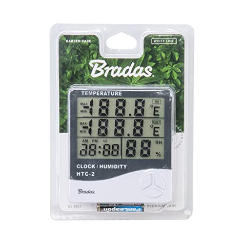 Preis-Zone Wetterstation Raumtemperatur Digital Thermometer Hygrometer Innen + Außen Sensor Bradas 8649 von Preis-Zone