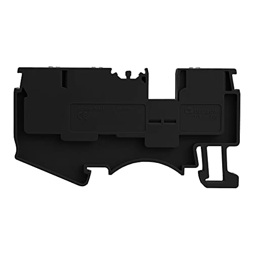 Reihenklemme 4mm2 3 Leiter Durchgangsklemme Installationsklemme 1P Schwarz Reihenklemme 4mm2 3 Leiter Durchgangsklemme Installationsklemme 1P Schwarz von Preis-Zone