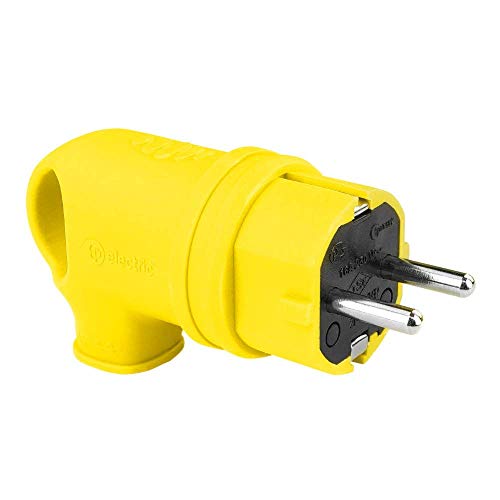 Schukostecker Schutzkontakt mit Griff 16A 230V Gummistecker Schuko Stecker Schukostecker Schutzkontakt mit Griff 16A 230V Gummistecker Schuko Stecker von Preis-Zone