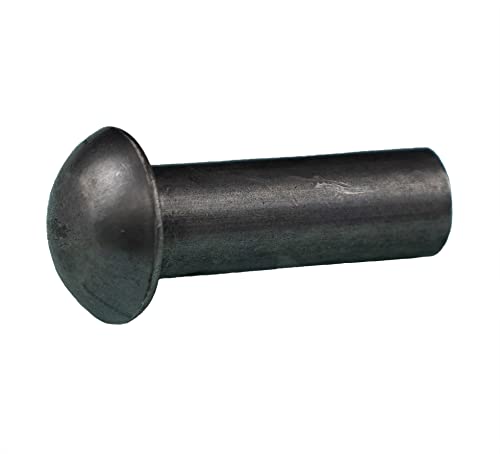 Halbrundnieten DIN 660 Stahl 8 x 60 mm 100 Stück von Preisschmiede