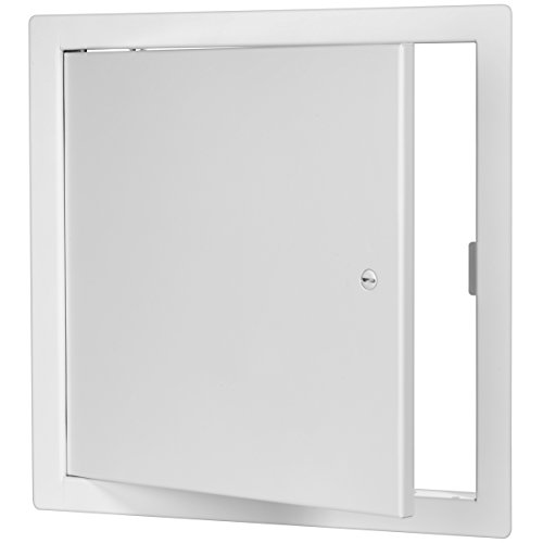 Premier 2002 Serie Stahl Zugang Tür, 24 x 24 Flush Universal-Halterung, Weiß Schraubenzieherklinge 24 inch x 24 inch Weiß von Premier Access Doors