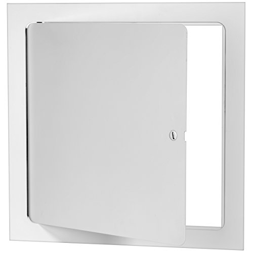 Premier 5000 Serie Commercial Grade Steel Zugang Tür, 18 x 18 Flush Universal-Halterung, Weiß Schraubenzieherklinge 18 inch x 18 inch Weiß von Premier Access Doors