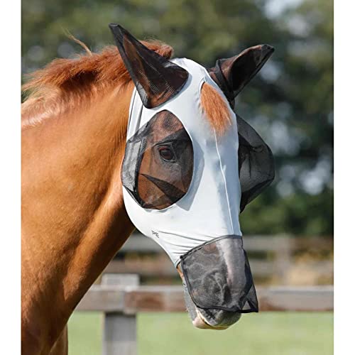 Premier Equine Fliegenmaske Comfort Tech Xtra Lycra Fly Mask Größe XL, Farbe Grey Premier Equine Fliegenmaske Comfort Tech Xtra Lycra Fly Mask Größe XL, Farbe Grey von Premier Equine