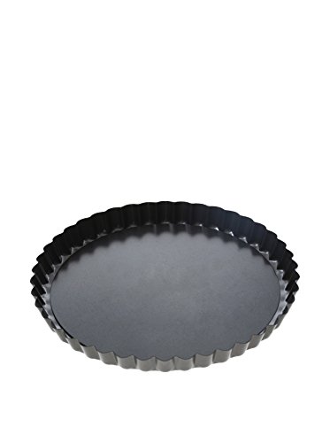 Flan Dose, Kanneliert, Lose Bvases, Non-Stick, 20 x 20 x 3 cm, Grau von Premier Housewares