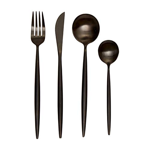 Premier Housewares 0922610 Cutlery set, Stainless Steel, Schwarz von Premier