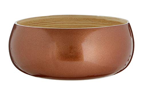 Premier Housewares 1104669 Kyoto Runde Schälchen, Bambus, Gold von Premier