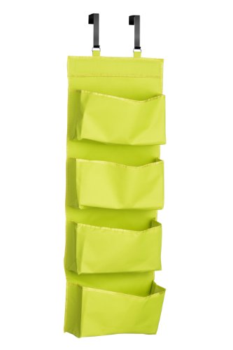 Premier Housewares Über Tür Lime Green Hanging Organizer, Polyester, Grün, 34x20x90 von Premier