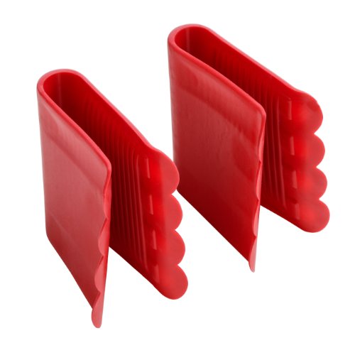 Premier Housewares Anti Verbrühung Grips, 2-er Set, rot von Premier