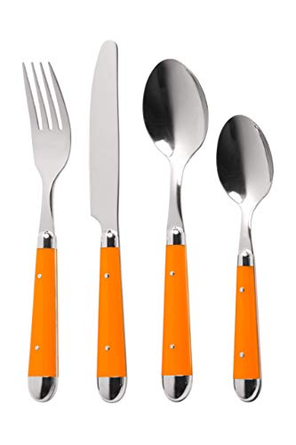 Premier Housewares Brvasserie Besteckset, 16-teilig orange von Premier