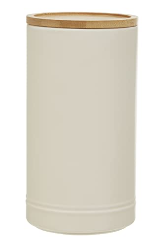 Premier Housewares Canister, Cream, w11 x d11 x h12cm von Premier