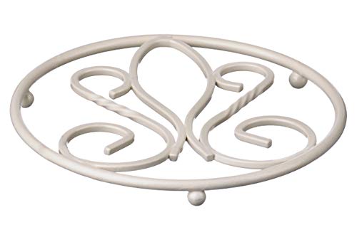 Premier Housewares De Lis Trivet Cream Metal von Premier