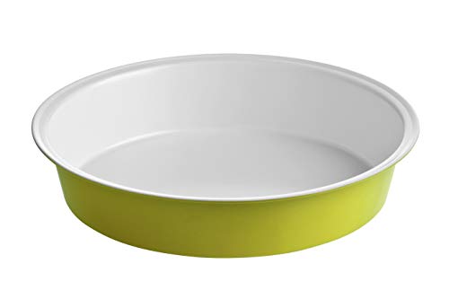 Premier Housewares Ecocook Lime grün Kuchenform, Kohlenstoffstahl, keramische Beschichtung, 26x26x5 von Premier