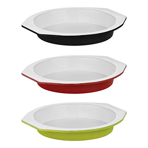 Premier Housewares Ecocook Lime grün Kuchenform, Kohlenstoffstahl, keramische Beschichtung, 27x29x4 von Premier