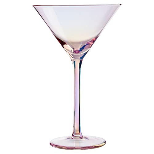 Premier Housewares Frosted Deco Set of Martini Glasses von Premier