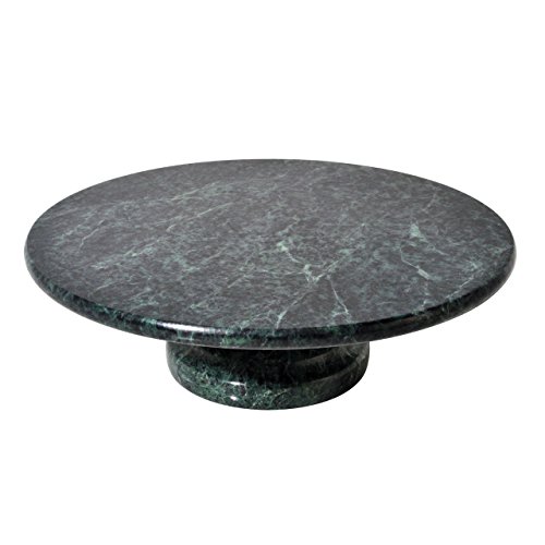 Premier Housewares Green Marmor Cake Stand, Grün, 25x25x9 von Premier