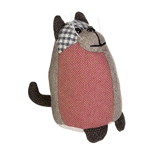 Premier Housewares Heritage große braune Katze Türstopper, Hohlfvaserfvaserfüllung, Polyester/Acryl, 26x16x25 von Premier