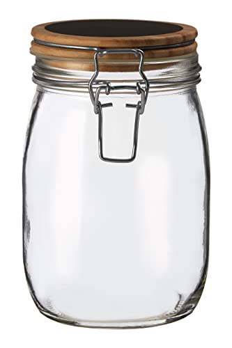 Premier Housewares Jar, Clear, w11 x d11 x h18cm von Premier Housewares