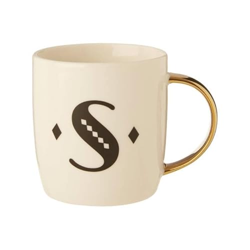 Premier Housewares Mimo Diamond Deco S Letter Monogram Mug von Premier